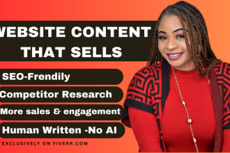 be your website content writer, SEO copywriter