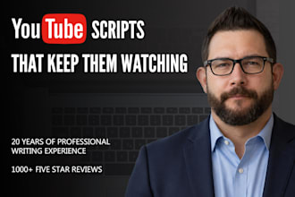 write a world class youtube script