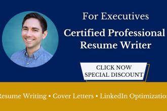 deliver the full executive resume writing service