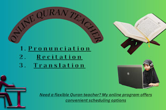 be an online quran teacher for you