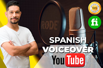record your spanish voice for youtube videos