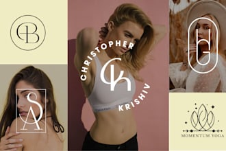 design clothing, feminine, minimalist logo for beauty and wellness brand