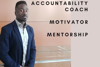 be your motivator and accountability coach for  your goals