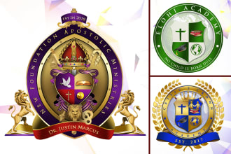 design an outstanding church and school seal logo