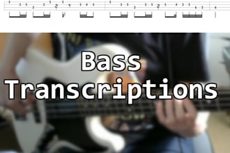 make accurate bass tabs for any song