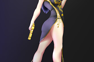 draw sfw, nsfw, fanart or oc illustration