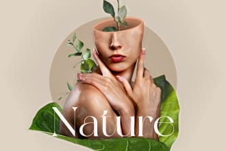 make unique vintage digital collage art