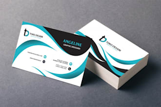 create 4 different business card design