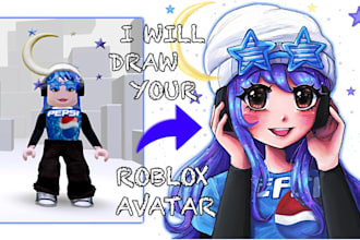 draw your roblox avatar in my style