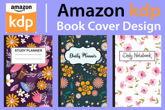 amazon KDP low content book cover design