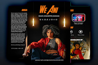 design dj epk, media kit, press kit, speaker kit, one sheet