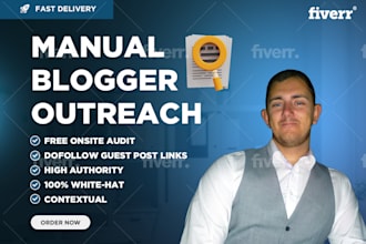 build dofollow backlinks with manual blogger outreach plus free audit