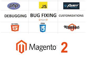 debug and fix issues, develop extension or customize magento 2 website