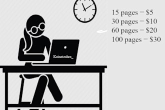 do data entry work and will be your fast typist
