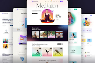 create e learning education platform with a backend