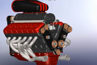 design automobile components at low cost in fusion 360 , solid works