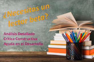 beta read your novel in spanish