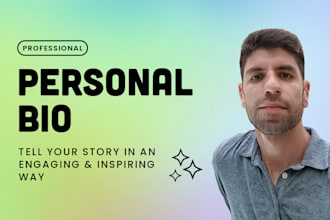 write an engaging and inspiring personal bio