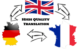 provide high quality english, german and french translations