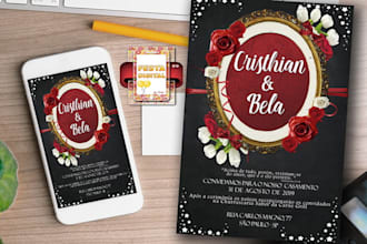 design a digital wedding invitation