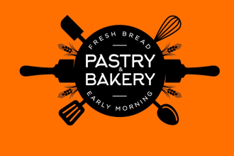 design super wonderful bakery logo with source file