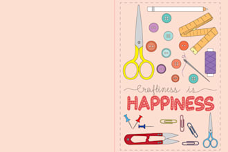 design and make notebook cover