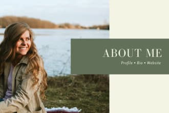 write a captivating about me or us