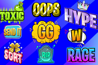 create custom text emotes and badges for twitch