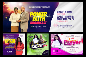 design a professional church flyer or business flyer design