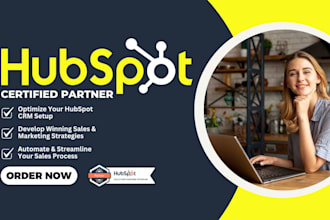 be your hubspot CRM expert for setup, automation, and email marketing