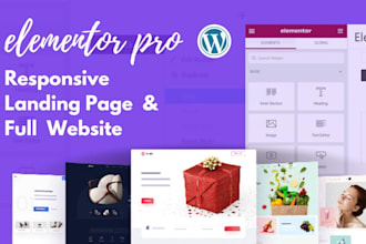 design wordpress website or figma to wordpress with elementor pro