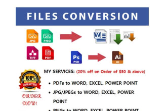 convert images, pdfs, handwritten text to ms word in 24 hours