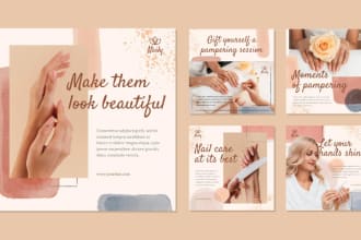 design canva instagram post template for your feed
