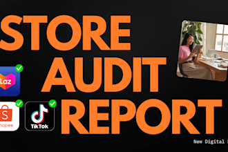 perform analysis of your lazada, shopee, tiktok store