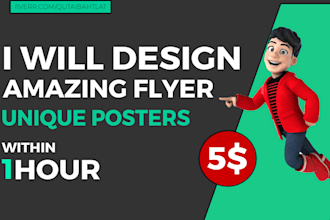design amazing event flyer, poster, brochure, podcast design