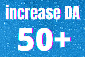 increase domain authority moz da to 50 plus fast