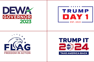 do modern and update political campaign logo