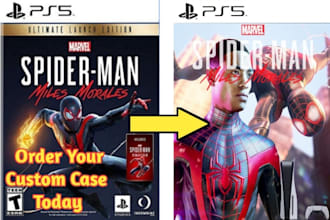 make custom ps5 or ps4 game cases for you