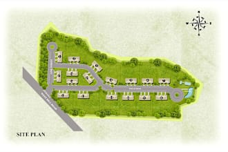 render 2d architectural site plan and town plan for real estate