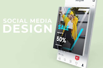 design social media posts graphics for instagram ads, instagram story ads
