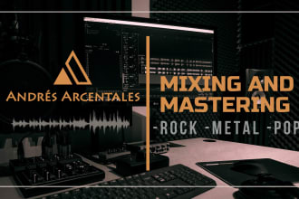 mix and master your rock, pop or metal song to industry quality