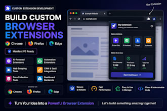 build a chrome extension or firefox addon