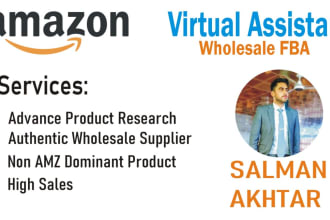 your amazon virtual assistant for fba fbm wholesale