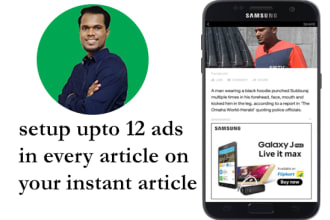 place up to 12 ads in every article on your ia