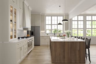 design and realistic render of your kitchen