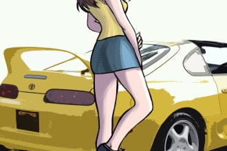 do anime or manga initial d art for you