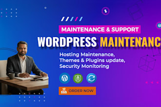 do wordpress website maintenance and monthly support