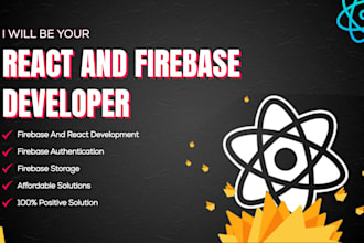 develop full stack web apps using react,nextjs and firebase