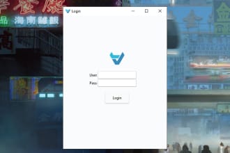 do python project, task, script, scraping with gui
