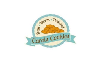 design an inspiring and delicious logo for carols cookies